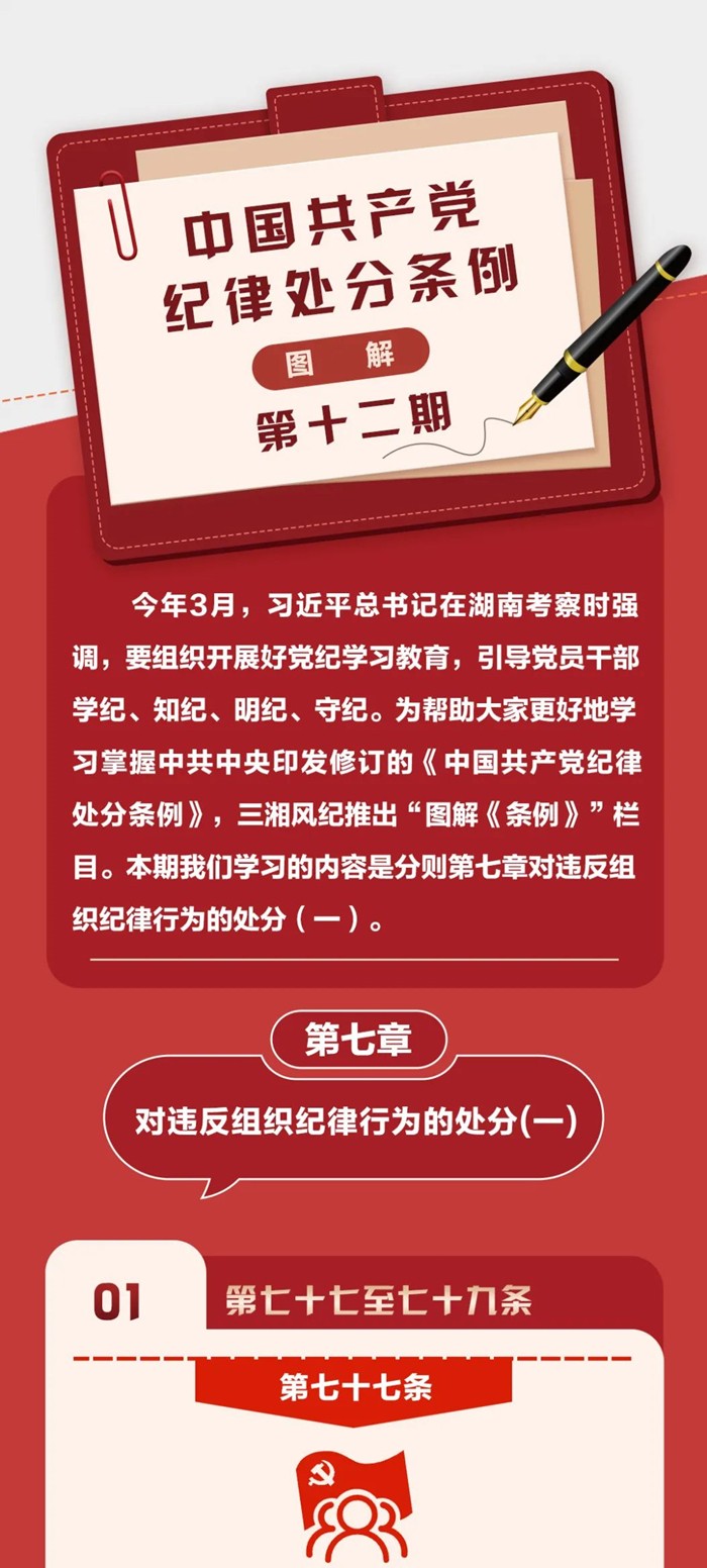 圖解《中國共產(chǎn)黨紀律處分條例》?